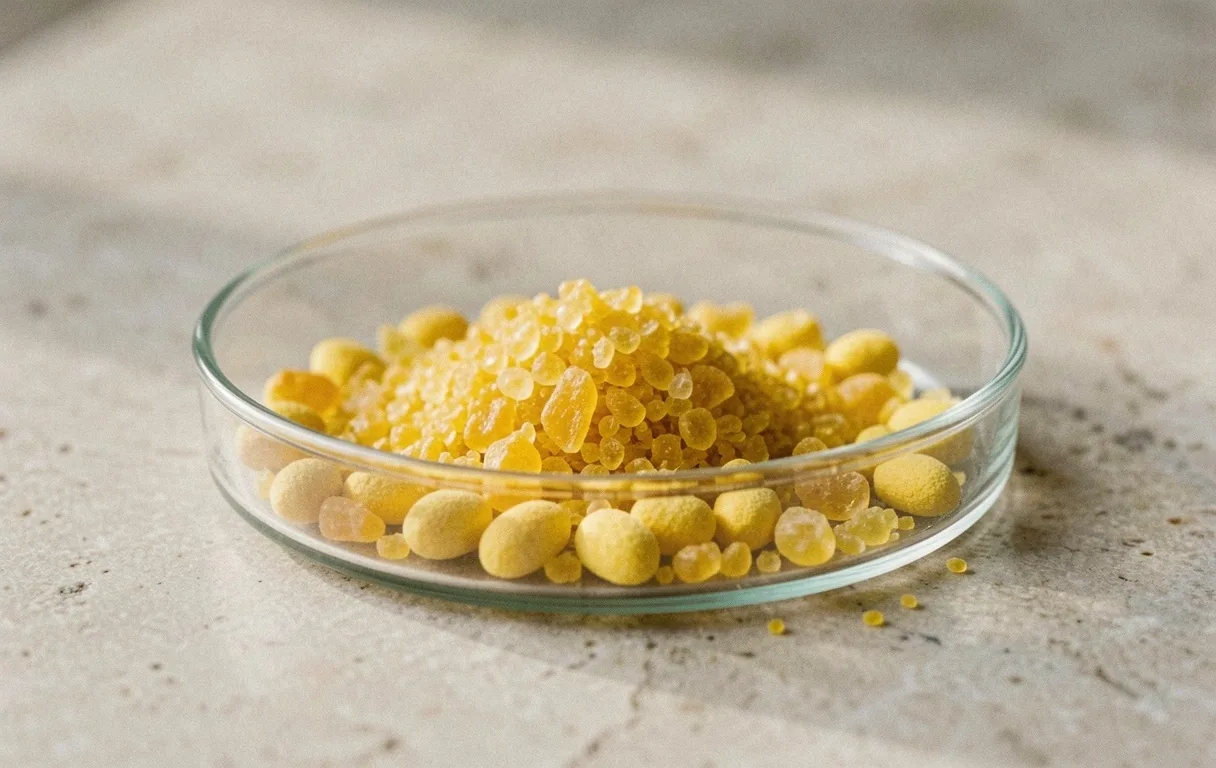 Detalle de hilos botánicos